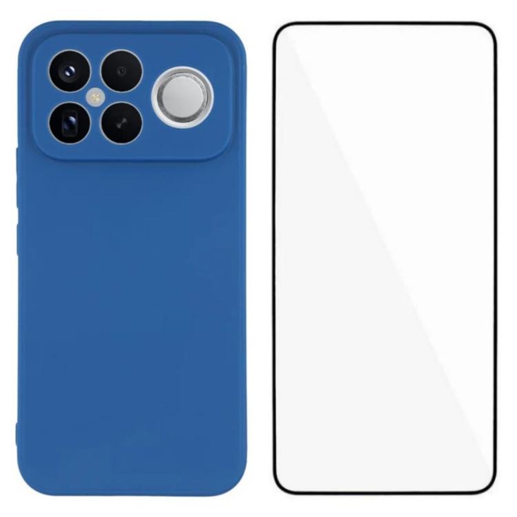 WANLONFENG Square Edge Soft TPU Phone Case with Screen Protector, For Redmi A7 Pro 171mm / Poco C85x 5G, For Redmi Turbo 5 Max / Poco X8 Pro Max 5G, For Redmi Turbo 5 5G / Poco X8 Pro 5G, For Redmi Note 15 Pro+ 5G Global 163.3mm                        ...