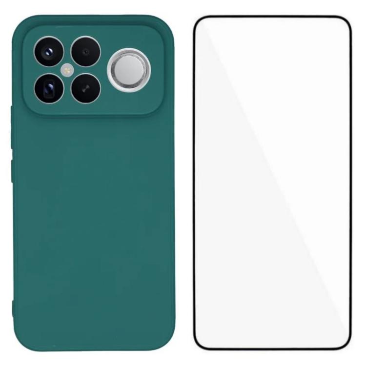 WANLONFENG Square Edge Soft TPU Phone Case with Screen Protector, For Redmi A7 Pro 171mm / Poco C85x 5G, For Redmi Turbo 5 Max / Poco X8 Pro Max 5G, For Redmi Turbo 5 5G / Poco X8 Pro 5G, For Redmi Note 15 Pro+ 5G Global 163.3mm                        ...