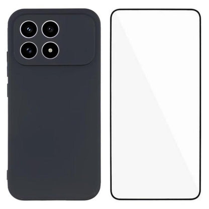 WANLONFENG Square Edge Soft TPU Phone Case with Screen Protector, For Redmi A7 Pro 171mm / Poco C85x 5G, For Redmi Turbo 5 Max / Poco X8 Pro Max 5G, For Redmi Turbo 5 5G / Poco X8 Pro 5G, For Redmi Note 15 Pro+ 5G Global 163.3mm                        ...