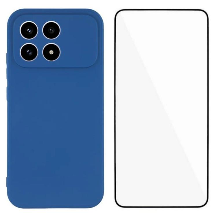 WANLONFENG Square Edge Soft TPU Phone Case with Screen Protector, For Redmi A7 Pro 171mm / Poco C85x 5G, For Redmi Turbo 5 Max / Poco X8 Pro Max 5G, For Redmi Turbo 5 5G / Poco X8 Pro 5G, For Redmi Note 15 Pro+ 5G Global 163.3mm                        ...