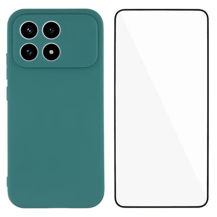 WANLONFENG Square Edge Soft TPU Phone Case with Screen Protector, For Redmi A7 Pro 171mm / Poco C85x 5G, For Redmi Turbo 5 Max / Poco X8 Pro Max 5G, For Redmi Turbo 5 5G / Poco X8 Pro 5G, For Redmi Note 15 Pro+ 5G Global 163.3mm                        ...