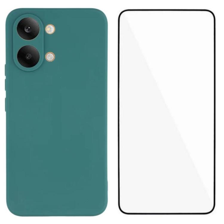 WANLONFENG Square Edge Soft TPU Phone Case with Screen Protector, For Redmi A7 Pro 171mm / Poco C85x 5G, For Redmi Turbo 5 Max / Poco X8 Pro Max 5G, For Redmi Turbo 5 5G / Poco X8 Pro 5G, For Redmi Note 15 Pro+ 5G Global 163.3mm                        ...