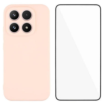 WANLONFENG Square Edge Soft TPU Phone Case with Screen Protector, For Redmi A7 Pro 171mm / Poco C85x 5G, For Redmi Turbo 5 Max / Poco X8 Pro Max 5G, For Redmi Turbo 5 5G / Poco X8 Pro 5G, For Redmi Note 15 Pro+ 5G Global 163.3mm                        ...