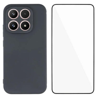WANLONFENG Square Edge Soft TPU Phone Case with Screen Protector, For Redmi A7 Pro 171mm / Poco C85x 5G, For Redmi Turbo 5 Max / Poco X8 Pro Max 5G, For Redmi Turbo 5 5G / Poco X8 Pro 5G, For Redmi Note 15 Pro+ 5G Global 163.3mm                        ...