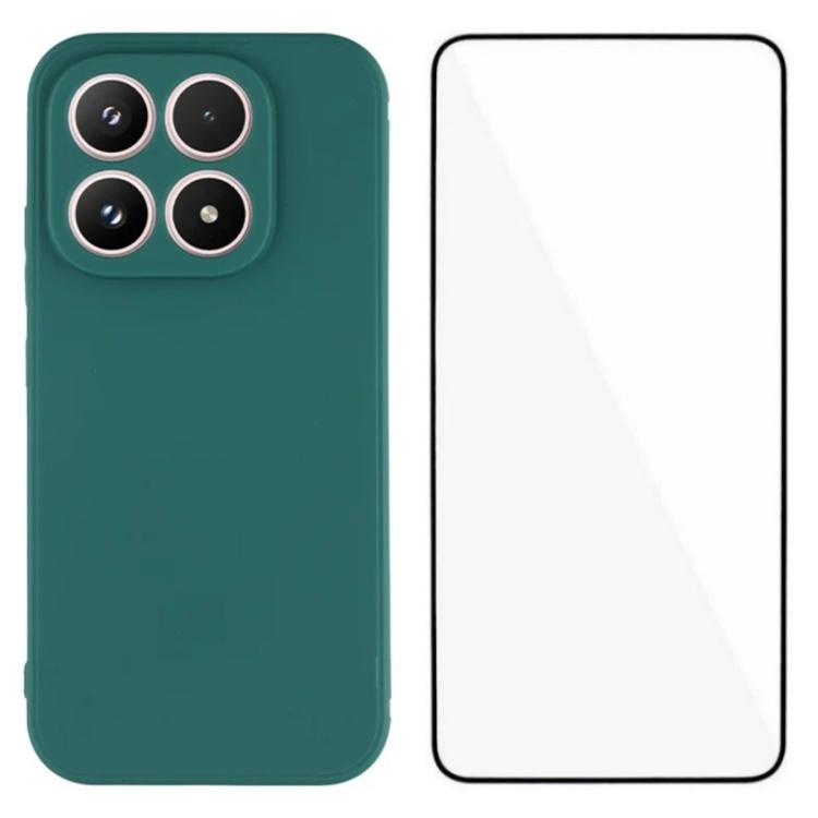 WANLONFENG Square Edge Soft TPU Phone Case with Screen Protector, For Redmi A7 Pro 171mm / Poco C85x 5G, For Redmi Turbo 5 Max / Poco X8 Pro Max 5G, For Redmi Turbo 5 5G / Poco X8 Pro 5G, For Redmi Note 15 Pro+ 5G Global 163.3mm                        ...