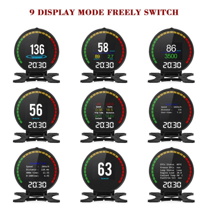 P15 OBD2 Car HUD Head-up Display Water Temperature / Vehicle Speed / Voltage, P15