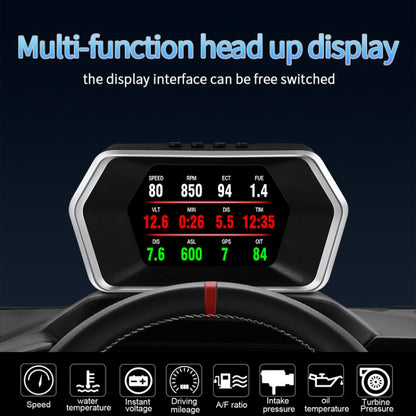 P17 Car HUD Head-up Display GPS Speed Meter Car OBD2 Fault Elimination Code, P17