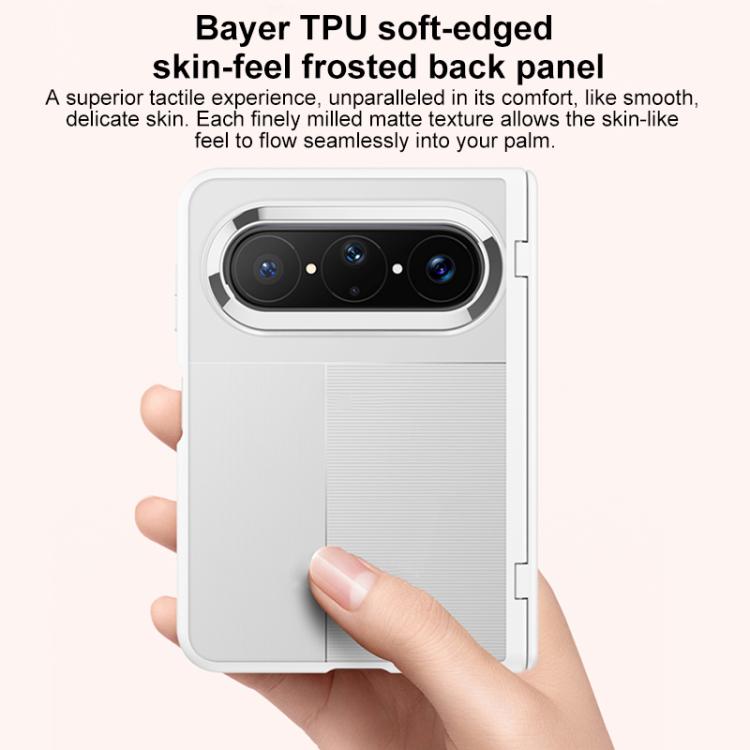 Pivacy Film Integrated Matte Skin Feel Shockproof Phone Case, For Huawei Pura X Max