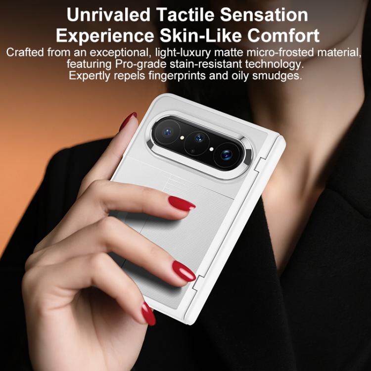 Pivacy Film Integrated Matte Skin Feel Shockproof Phone Case, For Huawei Pura X Max