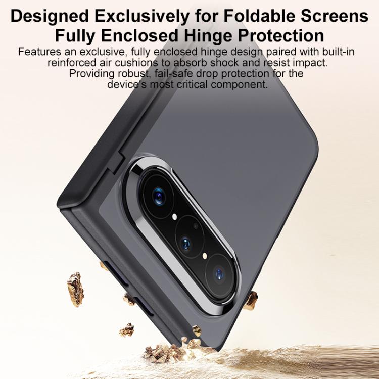 Pivacy Film Integrated Matte Skin Feel Shockproof Phone Case, For Huawei Pura X Max