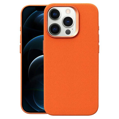 Flannel Textured Magnetic Full Coverage Phone Case, For iPhone 12 Pro Max