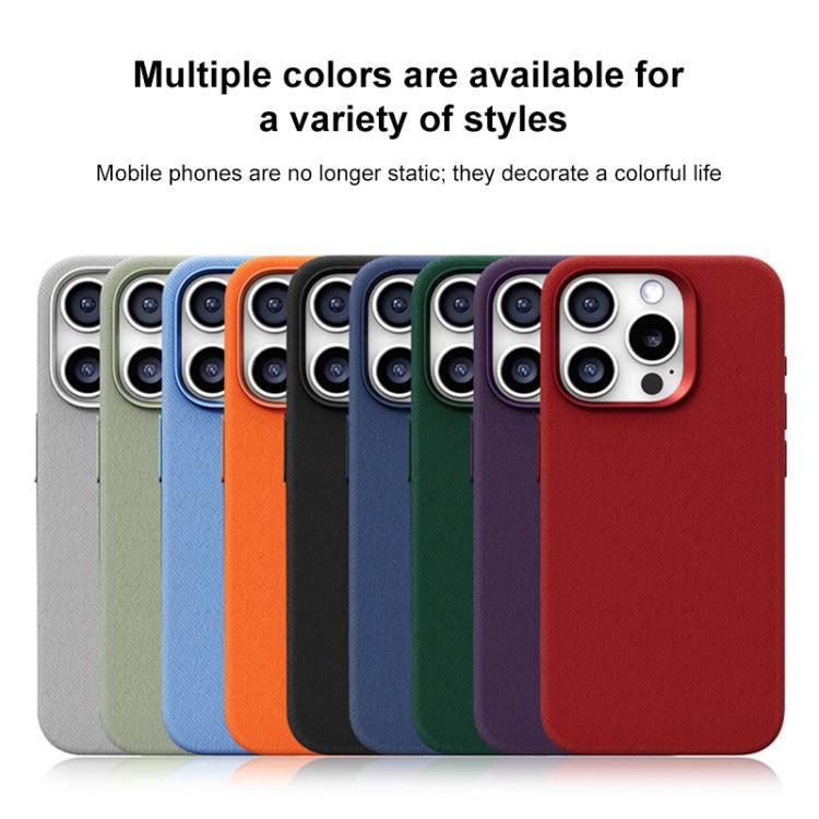 Flannel Textured Magnetic Full Coverage Phone Case, For iPhone 12 Pro Max