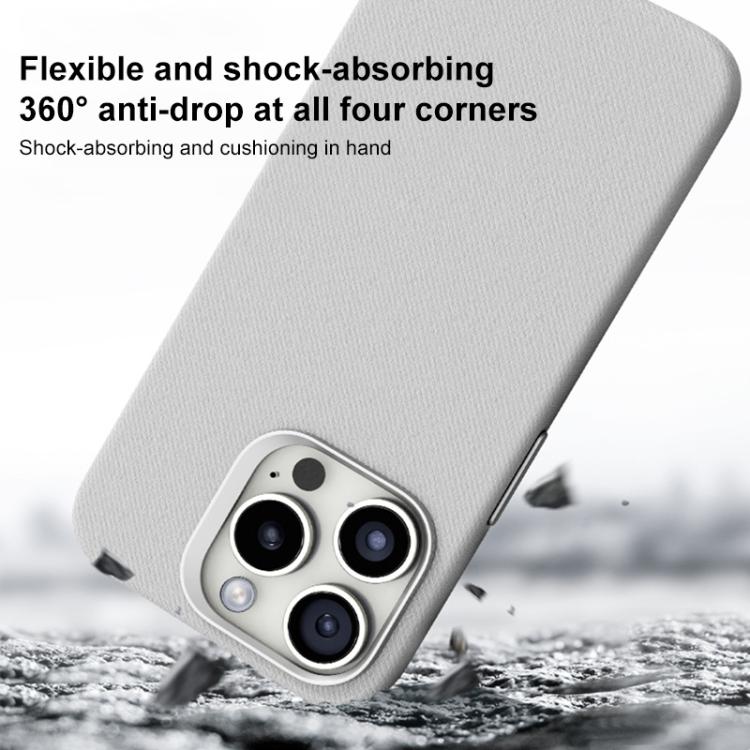 Flannel Textured Magnetic Full Coverage Phone Case, For iPhone 12 Pro Max