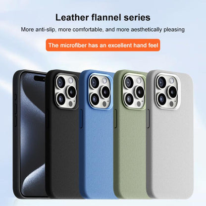 Flannel Textured Magnetic Full Coverage Phone Case, For iPhone 12 Pro Max