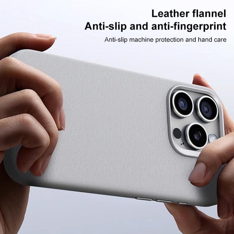 Flannel Textured Magnetic Full Coverage Phone Case, For iPhone 12 Pro Max