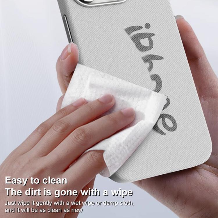 Flannel Textured Magnetic Full Coverage Phone Case, For iPhone 12 Pro Max
