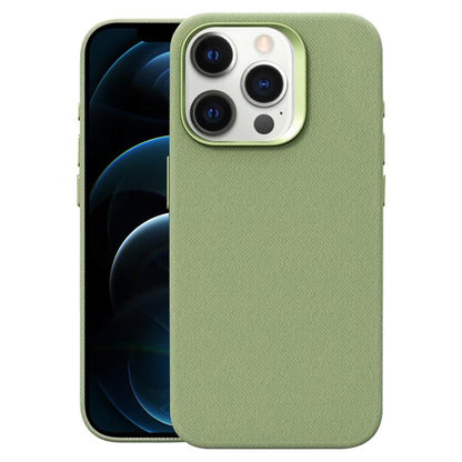 Flannel Textured Magnetic Full Coverage Phone Case, For iPhone 12 Pro Max