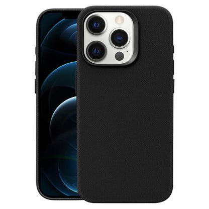 Flannel Textured Magnetic Full Coverage Phone Case, For iPhone 12 Pro Max