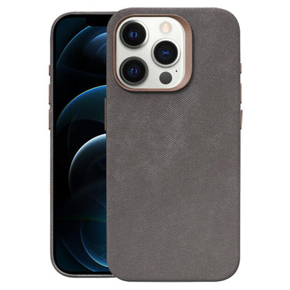 Flannel Textured Magnetic Full Coverage Phone Case, For iPhone 12 Pro Max