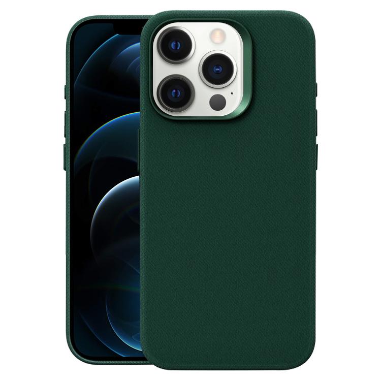 Flannel Textured Magnetic Full Coverage Phone Case, For iPhone 12 Pro Max