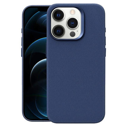Flannel Textured Magnetic Full Coverage Phone Case, For iPhone 12 Pro Max