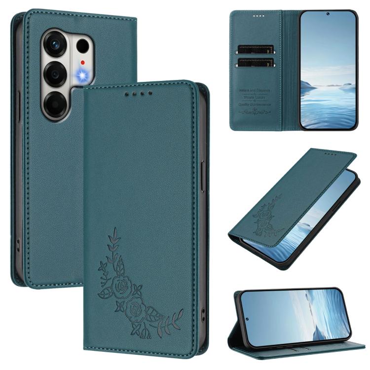 Peony Embossed Magnetic RFID Vegan Leather Phone Case, For Tecno Spark Go 5G 2025 / 40 5G, For Tecno Spark 50 / KN4, For Tecno Camon 50 Pro 4G, For Tecno Camon 50 4G, For Tecno Spark Go 3, For Tenco Pova Slim 5G / Spark Slim 5G, For Tecno Spark 40C    ...