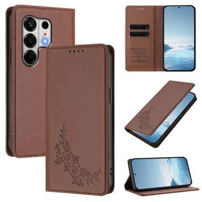 Peony Embossed Magnetic RFID Vegan Leather Phone Case, For Tecno Spark Go 5G 2025 / 40 5G, For Tecno Spark 50 / KN4, For Tecno Camon 50 Pro 4G, For Tecno Camon 50 4G, For Tecno Spark Go 3, For Tenco Pova Slim 5G / Spark Slim 5G, For Tecno Spark 40C    ...