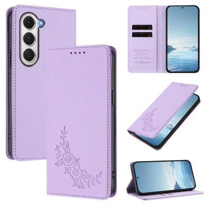Peony Embossed Magnetic RFID Vegan Leather Phone Case, For Tecno Spark 40 Pro+ 4G, For Tecno Spark 40 Pro 4G, For Tecno Spark 40 4G, For Tecno Pova 7 Ultra 5G, For Tecno Spark Go 1 / Go 1S / Pop 9, For Tecno Camon 40 Pro 4G, For Tecno Camon 40 Premier ...
