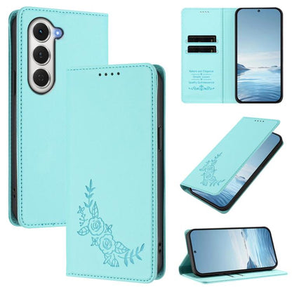 Peony Embossed Magnetic RFID Vegan Leather Phone Case, For Tecno Spark 40 Pro+ 4G, For Tecno Spark 40 Pro 4G, For Tecno Spark 40 4G, For Tecno Pova 7 Ultra 5G, For Tecno Spark Go 1 / Go 1S / Pop 9, For Tecno Camon 40 Pro 4G, For Tecno Camon 40 Premier ...