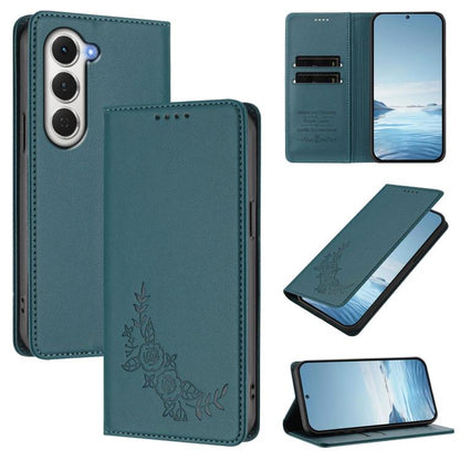 Peony Embossed Magnetic RFID Vegan Leather Phone Case, For Tecno Spark 40 Pro+ 4G, For Tecno Spark 40 Pro 4G, For Tecno Spark 40 4G, For Tecno Pova 7 Ultra 5G, For Tecno Spark Go 1 / Go 1S / Pop 9, For Tecno Camon 40 Pro 4G, For Tecno Camon 40 Premier ...