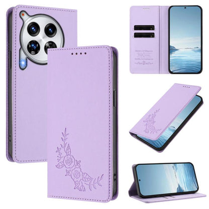 Peony Embossed Magnetic RFID Vegan Leather Phone Case, For Tecno Camon 30 Pro 5G, For Tecno Camon 30 Premier, For Tecno Camon 30 4G / 5G, For Tecno Spark 20 Pro+ 4G, For Tecno Pova 5 Pro, For Tecno Pova Neo 3, For Tecno Pova 5                          ...