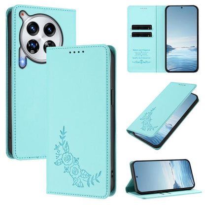 Peony Embossed Magnetic RFID Vegan Leather Phone Case, For Tecno Camon 30 Pro 5G, For Tecno Camon 30 Premier, For Tecno Camon 30 4G / 5G, For Tecno Spark 20 Pro+ 4G, For Tecno Pova 5 Pro, For Tecno Pova Neo 3, For Tecno Pova 5                          ...