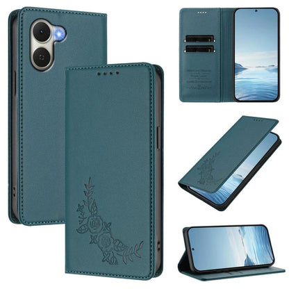 Peony Embossed Magnetic RFID Vegan Leather Phone Case, For Tecno Spark Go 5G 2025 / 40 5G, For Tecno Spark 50 / KN4, For Tecno Camon 50 Pro 4G, For Tecno Camon 50 4G, For Tecno Spark Go 3, For Tenco Pova Slim 5G / Spark Slim 5G, For Tecno Spark 40C    ...