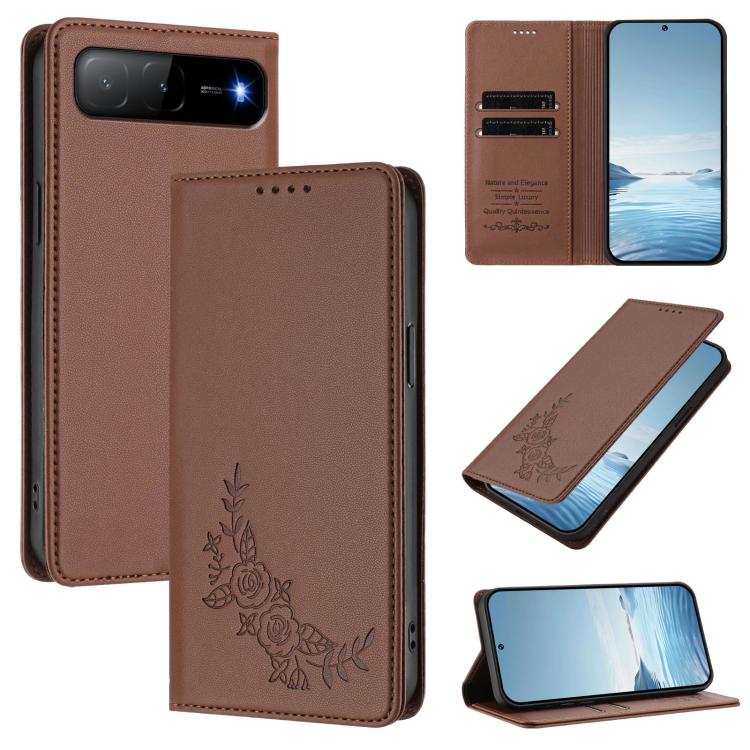 Peony Embossed Magnetic RFID Vegan Leather Phone Case, For Tecno Spark Go 5G 2025 / 40 5G, For Tecno Spark 50 / KN4, For Tecno Camon 50 Pro 4G, For Tecno Camon 50 4G, For Tecno Spark Go 3, For Tenco Pova Slim 5G / Spark Slim 5G, For Tecno Spark 40C    ...