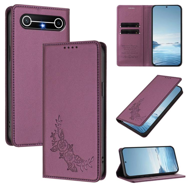 Peony Embossed Magnetic RFID Vegan Leather Phone Case, For Tecno Spark Go 5G 2025 / 40 5G, For Tecno Spark 50 / KN4, For Tecno Camon 50 Pro 4G, For Tecno Camon 50 4G, For Tecno Spark Go 3, For Tenco Pova Slim 5G / Spark Slim 5G, For Tecno Spark 40C    ...