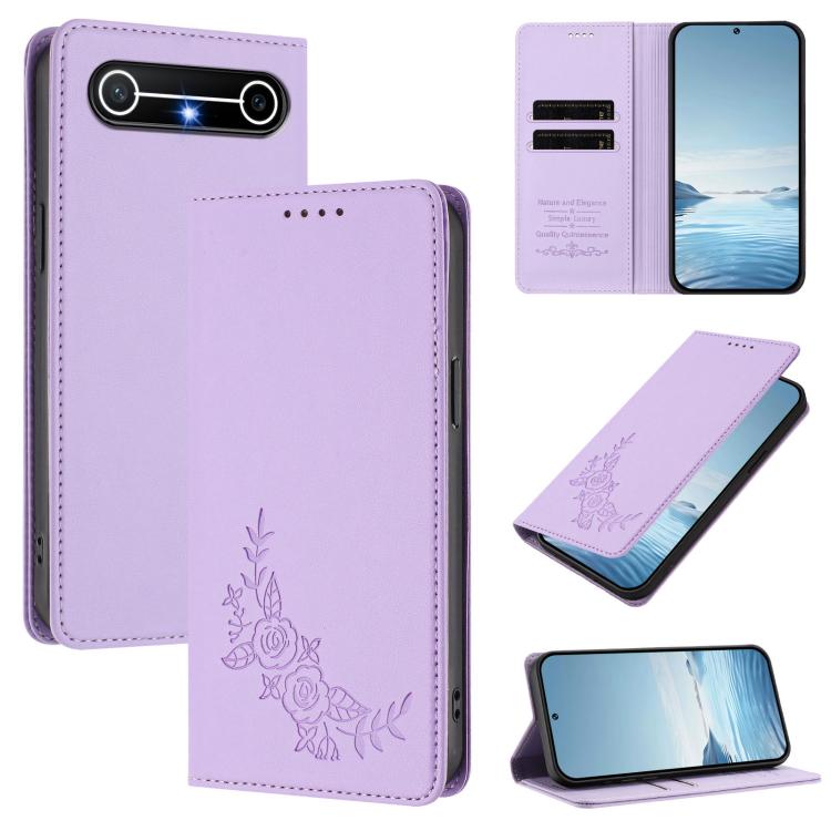 Peony Embossed Magnetic RFID Vegan Leather Phone Case, For Tecno Spark Go 5G 2025 / 40 5G, For Tecno Spark 50 / KN4, For Tecno Camon 50 Pro 4G, For Tecno Camon 50 4G, For Tecno Spark Go 3, For Tenco Pova Slim 5G / Spark Slim 5G, For Tecno Spark 40C    ...