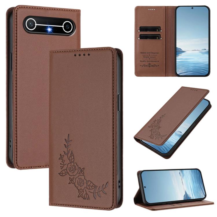 Peony Embossed Magnetic RFID Vegan Leather Phone Case, For Tecno Spark Go 5G 2025 / 40 5G, For Tecno Spark 50 / KN4, For Tecno Camon 50 Pro 4G, For Tecno Camon 50 4G, For Tecno Spark Go 3, For Tenco Pova Slim 5G / Spark Slim 5G, For Tecno Spark 40C    ...