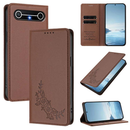 Peony Embossed Magnetic RFID Vegan Leather Phone Case, For Tecno Spark Go 5G 2025 / 40 5G, For Tecno Spark 50 / KN4, For Tecno Camon 50 Pro 4G, For Tecno Camon 50 4G, For Tecno Spark Go 3, For Tenco Pova Slim 5G / Spark Slim 5G, For Tecno Spark 40C    ...