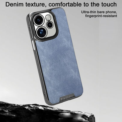 Palida Y13 Mecha Denim Texture Full Coverage Phone Case, For OPPO Reno15 Pro 5G Global, For OPPO Reno15 5G Global, For OPPO Find X9, For OPPO Find X9 Pro, For OPPO Reno14 Pro Global, For OPPO Reno14 Global