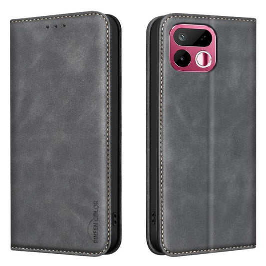 BINFEN COLOR Calfskin Texture Magnetic RFID Vegan Leather Phone Case, For Realme 16T 5G, For Realme 16 5G Global, For Realme 16 Pro+ 5G, For Realme 16 Pro 5G, For Realme 15 5G/15 Pro 5G Global, For Realme C71 4G Global, For Realme 14X Global           ...
