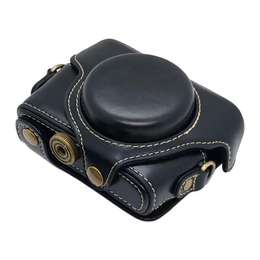 Vollformat Retro Kunstleder Kameratasche mit Riemen, Für Sony RX100 M7 / RX100 VII