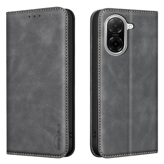 BINFEN COLOR Calfskin Texture Magnetic RFID Vegan Leather Phone Case, For Redmi A5 4G 171.7mm, For Redmi K80/K80 Pro, For Redmi Turbo 4 5G/Poco X7 Pro, For Redmi 14C, For Redmi Note 14 5G, For Redmi Note 14 Pro 4G, For Redmi Note 14 4G 163.25mm        ...