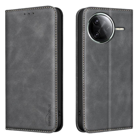 BINFEN COLOR Calfskin Texture Magnetic RFID Vegan Leather Phone Case, For Redmi K80/K80 Pro, For Redmi Turbo 4 5G/Poco X7 Pro, For Redmi 14C, For Redmi Note 14 5G, For Redmi Note 14 Pro 4G, For Redmi Note 14 4G 163.25mm, For Redmi Note 14 Pro 5G
