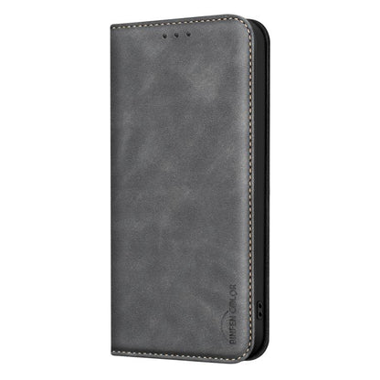 BINFEN COLOR Calfskin Texture Magnetic RFID Vegan Leather Phone Case, For Redmi Note 13 Pro 5G, For Xiaomi 13T / Redmi K60 Ultra, For Redmi Note 12 4G Global