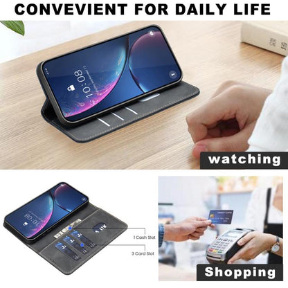 BINFEN COLOR Calfskin Texture Magnetic RFID Vegan Leather Phone Case, For Redmi Note 13 Pro 5G, For Xiaomi 13T / Redmi K60 Ultra, For Redmi Note 12 4G Global