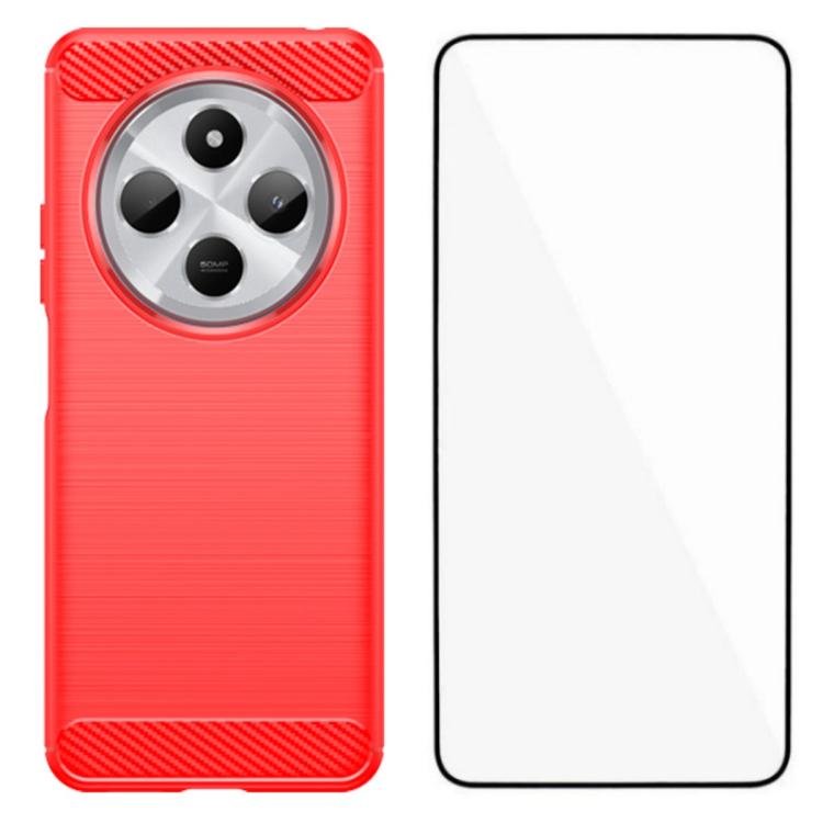 WANLONFENG Brushed Texture Shockproof TPU Phone Case with Screen Film, For Redmi Turbo 5 Max 5G, For Redmi Turbo 5 5G Global, For Redmi Note 15 5G Global 164mm, For Redmi K90 Pro Max / Poco F8 Ultra, For Redmi Note 15 4G Global 164mm                   ...