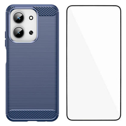 WANLONFENG Brushed Texture Shockproof TPU Phone Case with Screen Film, For Redmi Turbo 5 Max 5G, For Redmi Turbo 5 5G Global, For Redmi Note 15 5G Global 164mm, For Redmi K90 Pro Max / Poco F8 Ultra, For Redmi Note 15 4G Global 164mm                   ...