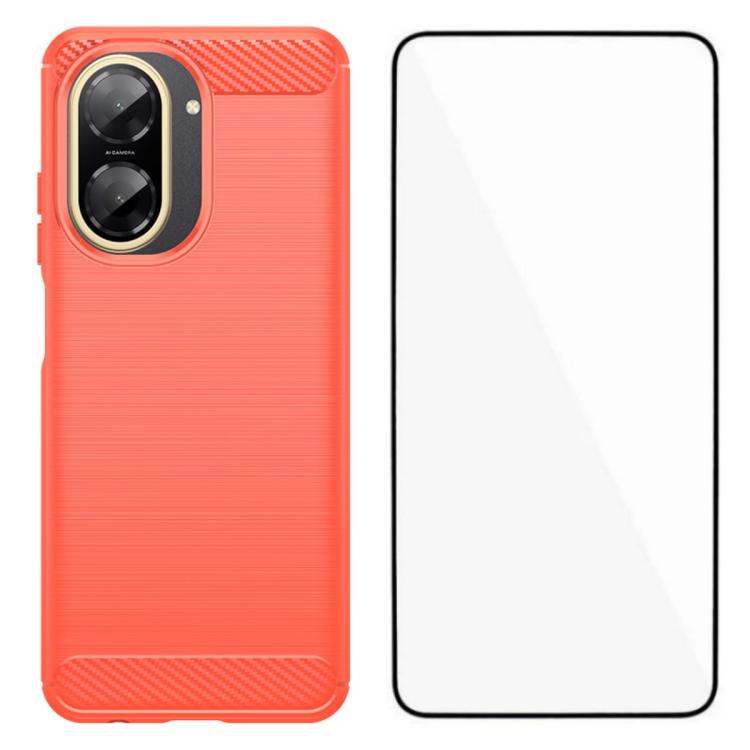 WANLONFENG Brushed Texture Shockproof TPU Phone Case with Screen Film, For Redmi Turbo 5 Max 5G, For Redmi Turbo 5 5G Global, For Redmi Note 15 5G Global 164mm, For Redmi K90 Pro Max / Poco F8 Ultra, For Redmi Note 15 4G Global 164mm                   ...