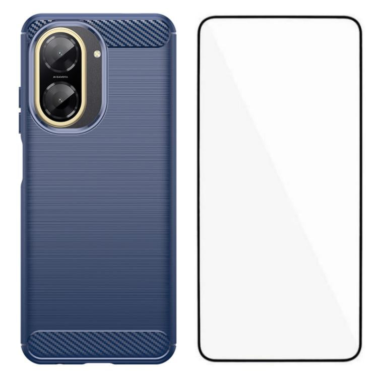 WANLONFENG Brushed Texture Shockproof TPU Phone Case with Screen Film, For Redmi Turbo 5 Max 5G, For Redmi Turbo 5 5G Global, For Redmi Note 15 5G Global 164mm, For Redmi K90 Pro Max / Poco F8 Ultra, For Redmi Note 15 4G Global 164mm                   ...
