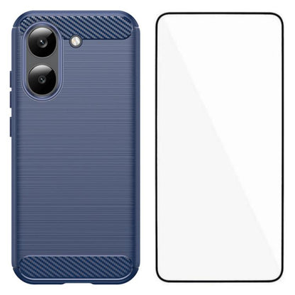 WANLONFENG Brushed Texture Shockproof TPU Phone Case with Screen Film, For Redmi Turbo 5 Max 5G, For Redmi Turbo 5 5G Global, For Redmi Note 15 5G Global 164mm, For Redmi K90 Pro Max / Poco F8 Ultra, For Redmi Note 15 4G Global 164mm                   ...